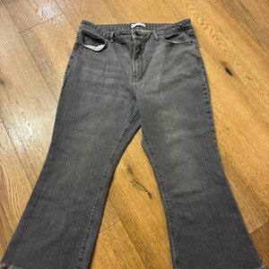 LOFT Charcoal Flare Women's Jeans